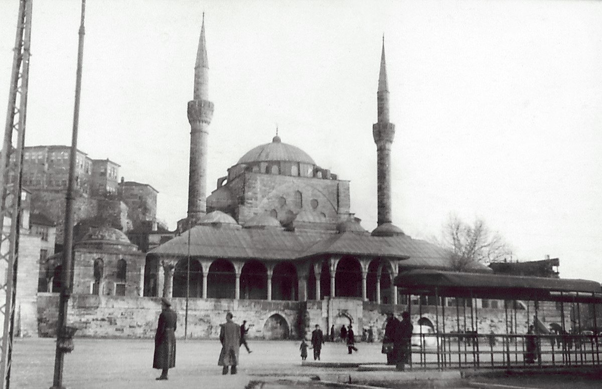 Mihrimah Mosque comes across Üsküdar when the picture is taken from the ferry